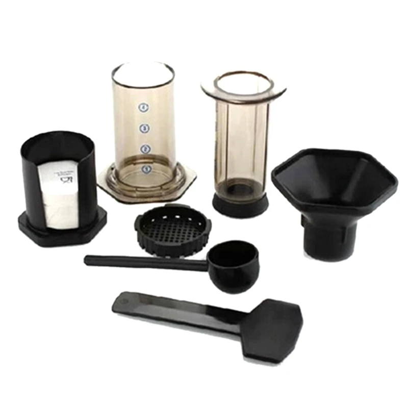 

JHD-Filter Glass Espresso Coffee Maker Portable Cafe French Press Cafe Coffee Pot For Aeropress Machine
