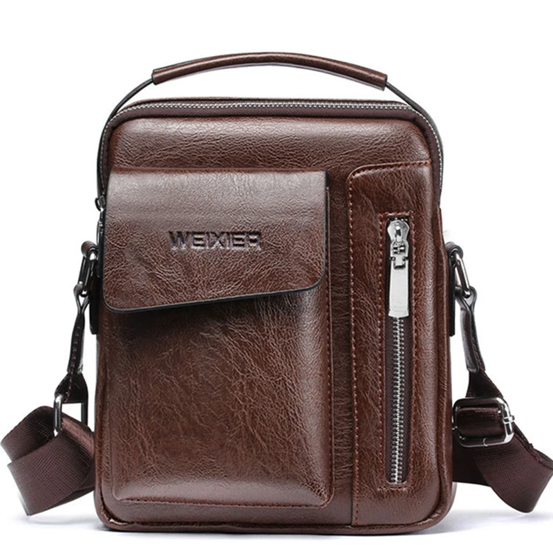 

Casual Men Shoulder Bag Vintage Crossbody Bags High Quality Male Bag Leather Handbag Men Messenger Bags