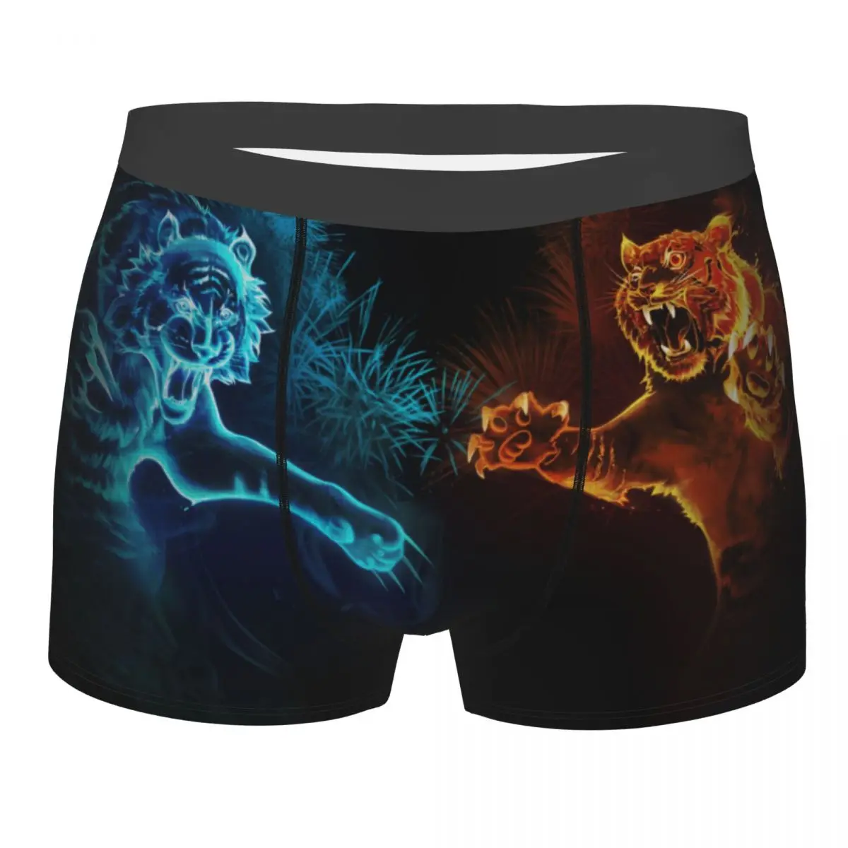 

Men's Panties Tiger Print Male Underpants Man Short Boxer Underwear