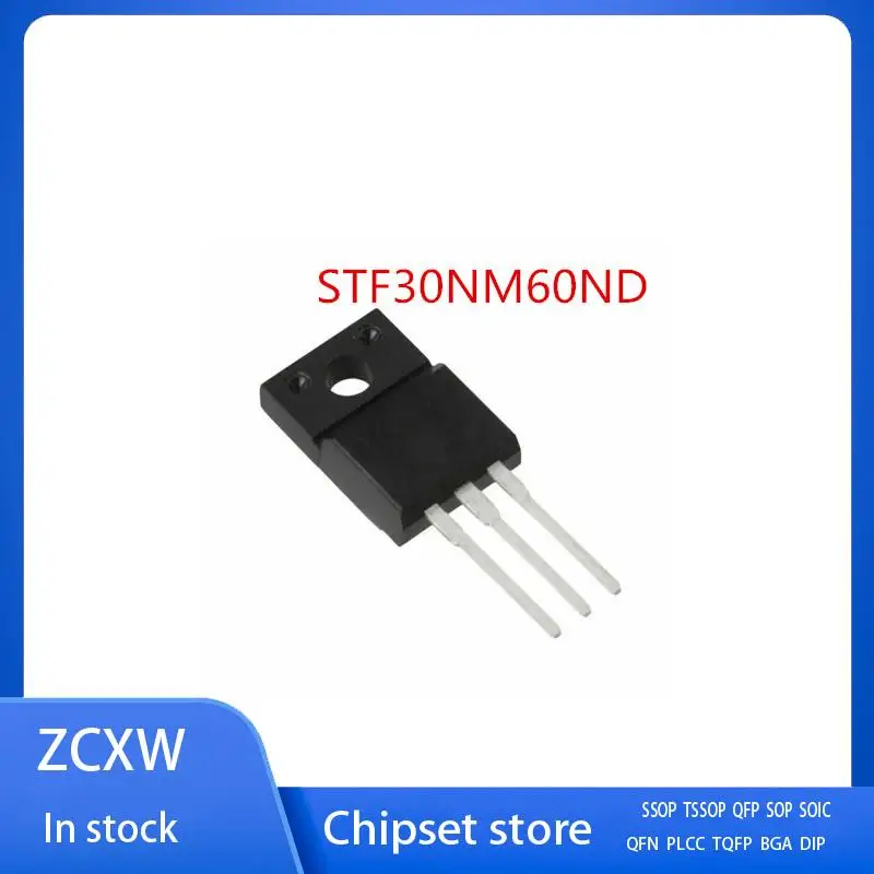 

10Pcs/Lot STF30NM60ND STF30NM60N 30NM60ND 30NM60N TO-220F