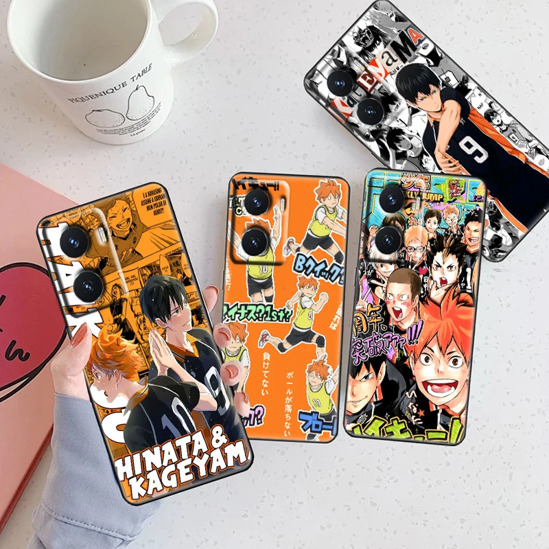 

Haikyuu!! Hinata Shoyo For OPPO A5 A9 A72 A53 A74 Find X2 X3 Pro Lite Neo Reno 5 6 Pro Realme GT 5G Black Phone Case