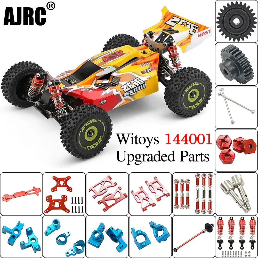 

Rc Wltoys 144001 1/14 Rc Car Spare Parts Car Shock Absorber/driveshaft/steering Cup/adapter/a-arm/tie Rod/axle/transmission Shaf