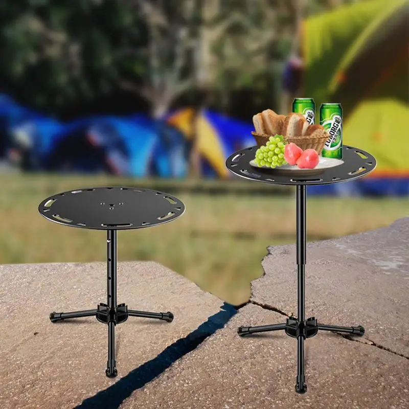

Outdoor Folding Table Portable Liftable Table Aluminum Alloy Folding Round Table Camping Self-Driving Travel Equipment Supplies