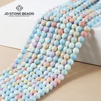 alxa stone beads natural stone beads round spacer loose beads 46810mm jewelry making diy bracelet gifts 15 strand