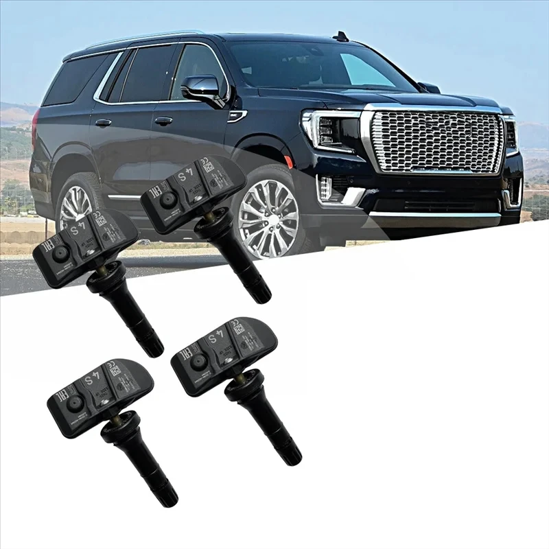 

4 шт. TPMS 433 МГц датчик контроля давления в шинах 13533166 для 2021 GMC Yukon Cadillac Escalade ESV Chevy Tahoe Suburban 13542523