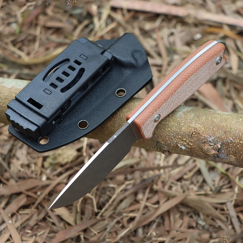 Нож с фиксированным лезвием для повседневного использования ножнами Kydex 14c2 8n