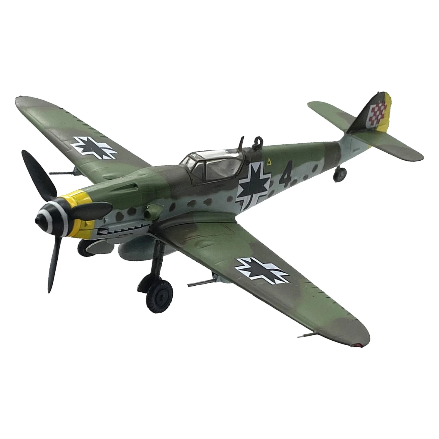

Luftwaffe 109G-10 Военный Боевой истребитель самолет пластиковая модель масштаба 1:72 игрушка подарок коллекция имитация дисплей