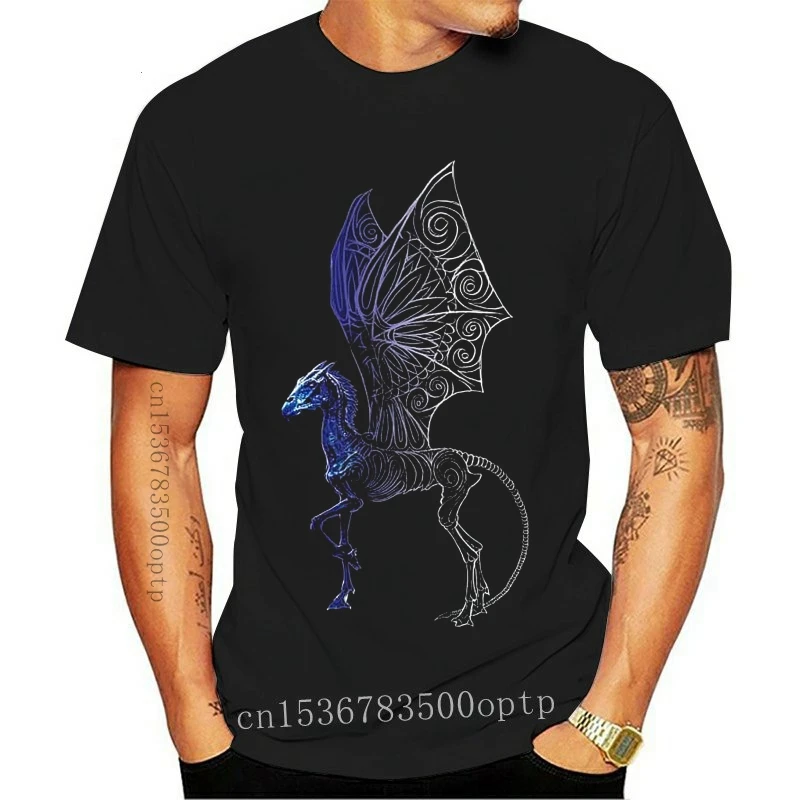 

Camiseta con estampado Tribal Thestral para hombre, camiseta negra, New Fantastic Beasts