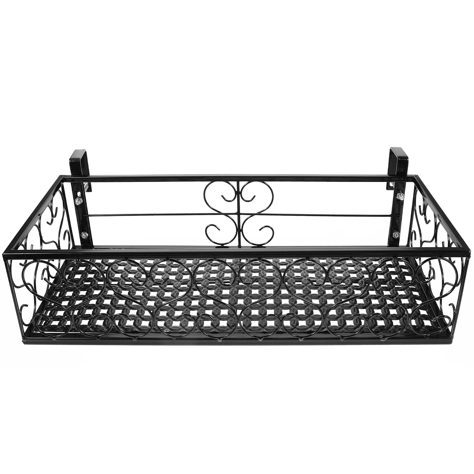 

Metal Hanging Storage Rack Windowsill Hanging Rack Flower Pot Storage Mounted Flower Pot Holder