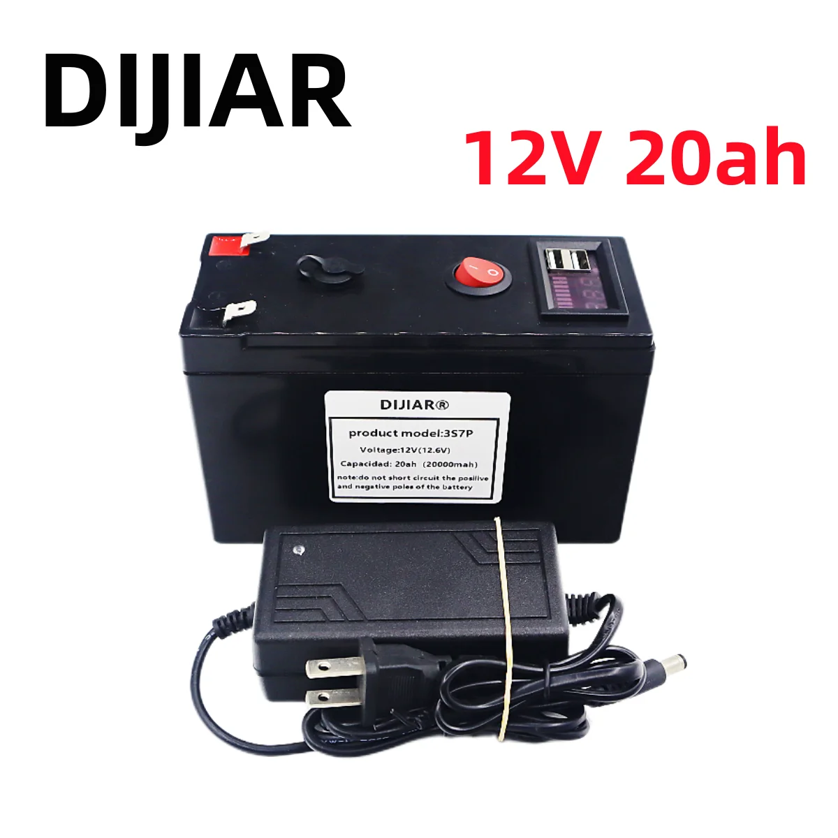 

New spray 12V 20Ah 3S7P V built-in high current 20A BMS 18650 toy car LED light battery lithium battery pack