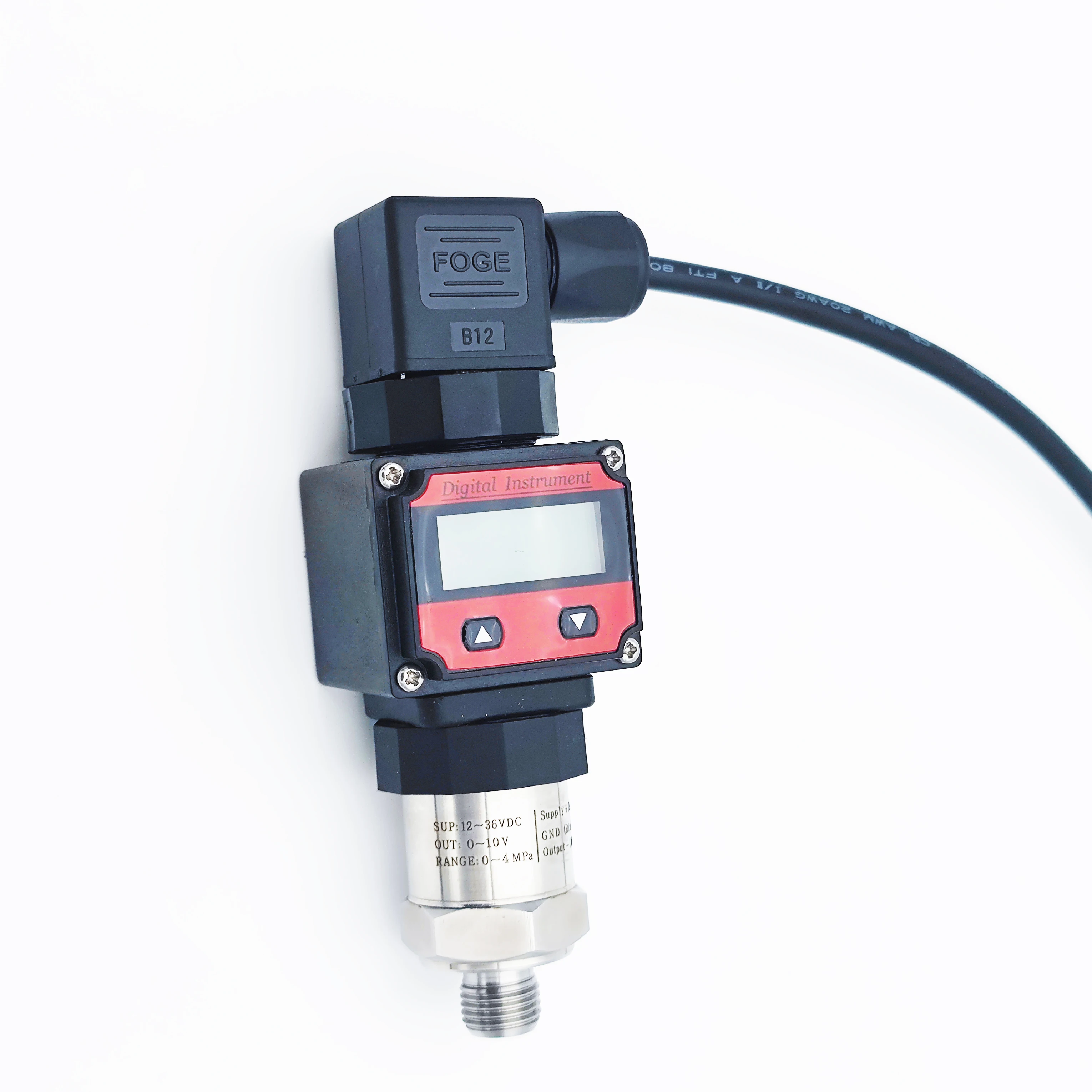 Датчик давления с ЖК-дисплеем G1/4 12-36 в 0-10 В 0.5% 0-600bar