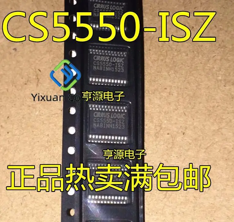 

2pcs original new CS5550 CS5550-ISZ SSOP24 A/D Converter Chip