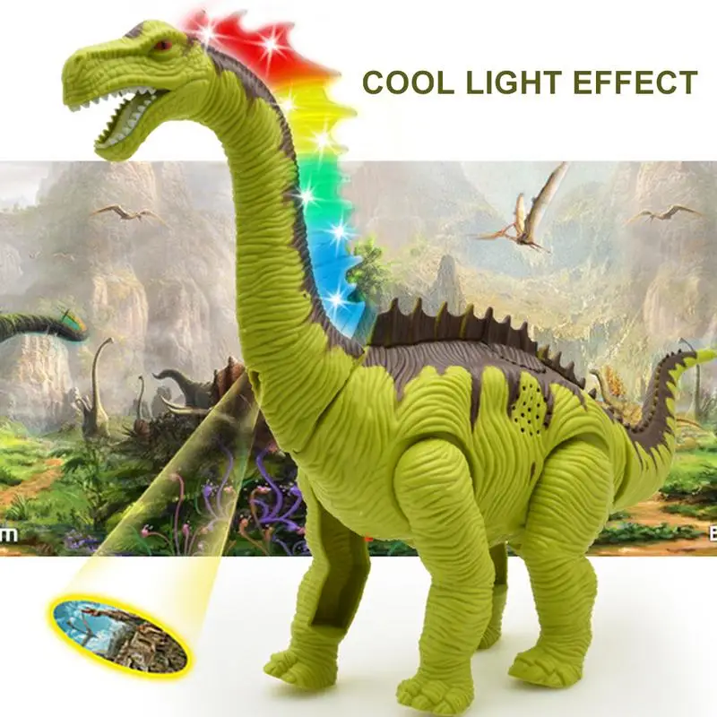 

Large Electric Dinosaur Walking Egg Laying Projection Light Music Long Necked Dragon Simulation Animal Model Children's Toy