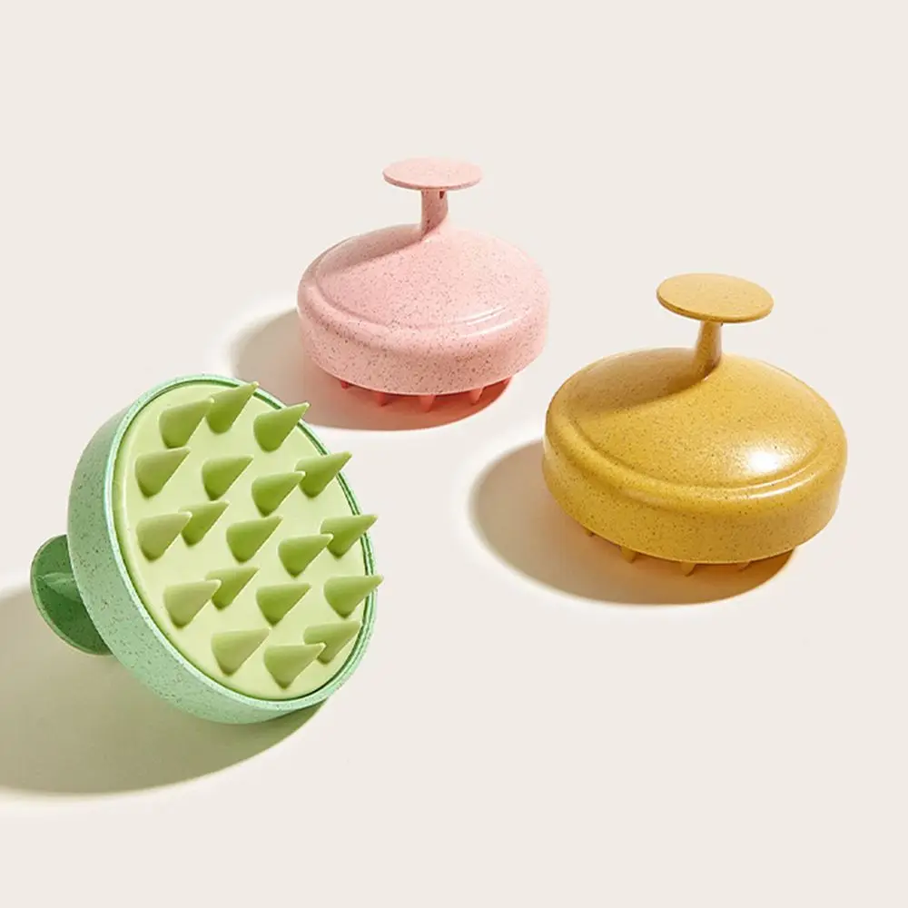 

Shampoo Silicone Shower Brush Hair Massager Comb Hairbrush Wet and Dry Head Body Scalp Massage Silicone Hair Brush
