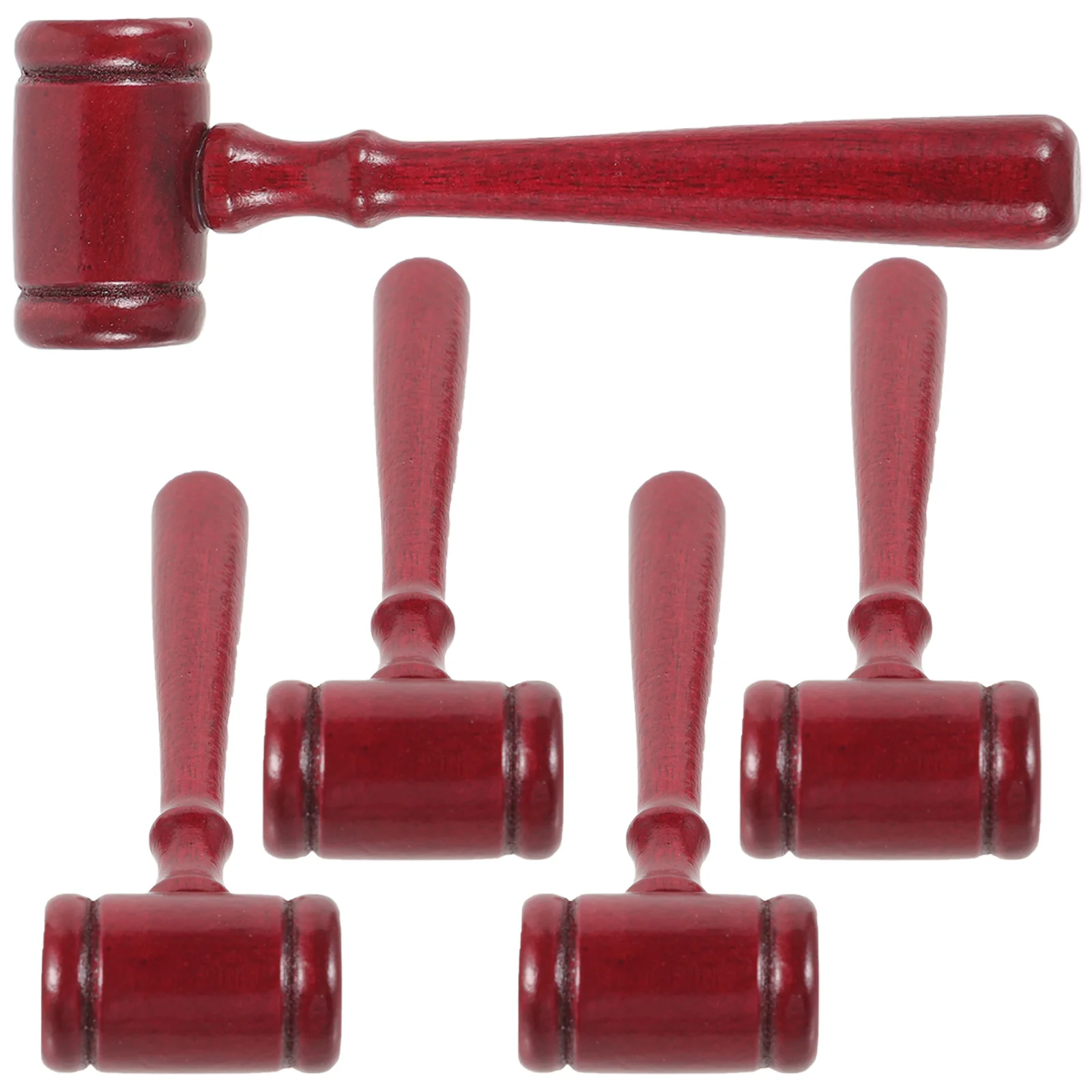 

5 Pcs Mini Wooden Hammer Beat Toy Kids Crafts Dress Women Women's Clothing