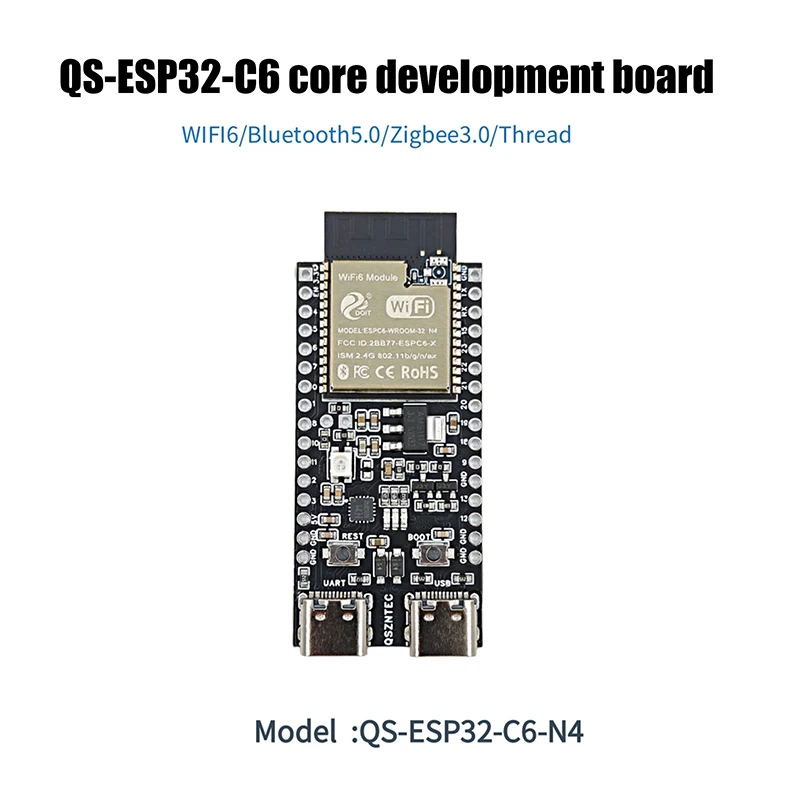 ESP32-C6-DevKitC-1 ESP32-C6 Core Board WIFI6 BLE Zigbee со сверхнизким энергопотреблением