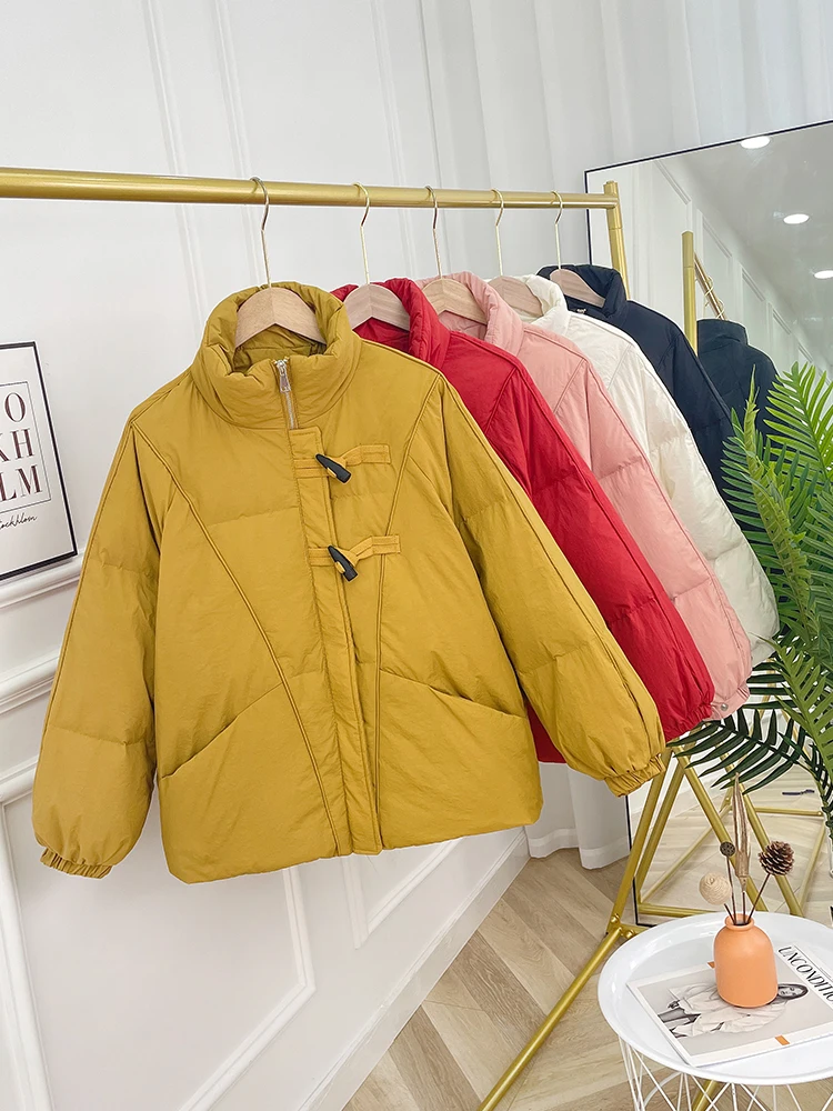 Women Down Jacket New Casual Style White Duck Down Jackets Autumn Winter Coats And Parkas Female Outwear