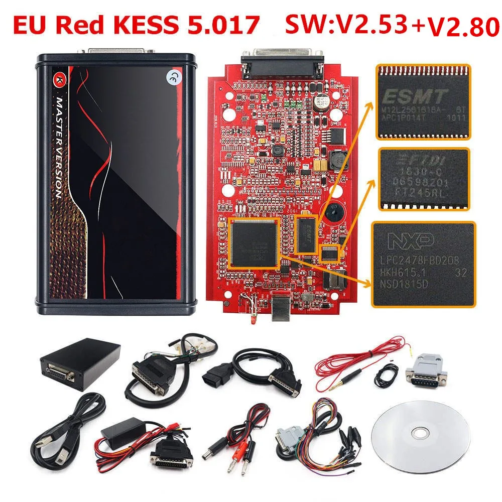 Фото Best Online Unlimited Kess ECU Master 2.80 5.017 K-TAG V2.25 V7.020 Полный чип OBD2 Manager Tuning Kit KSuite KTAG Programmer №5