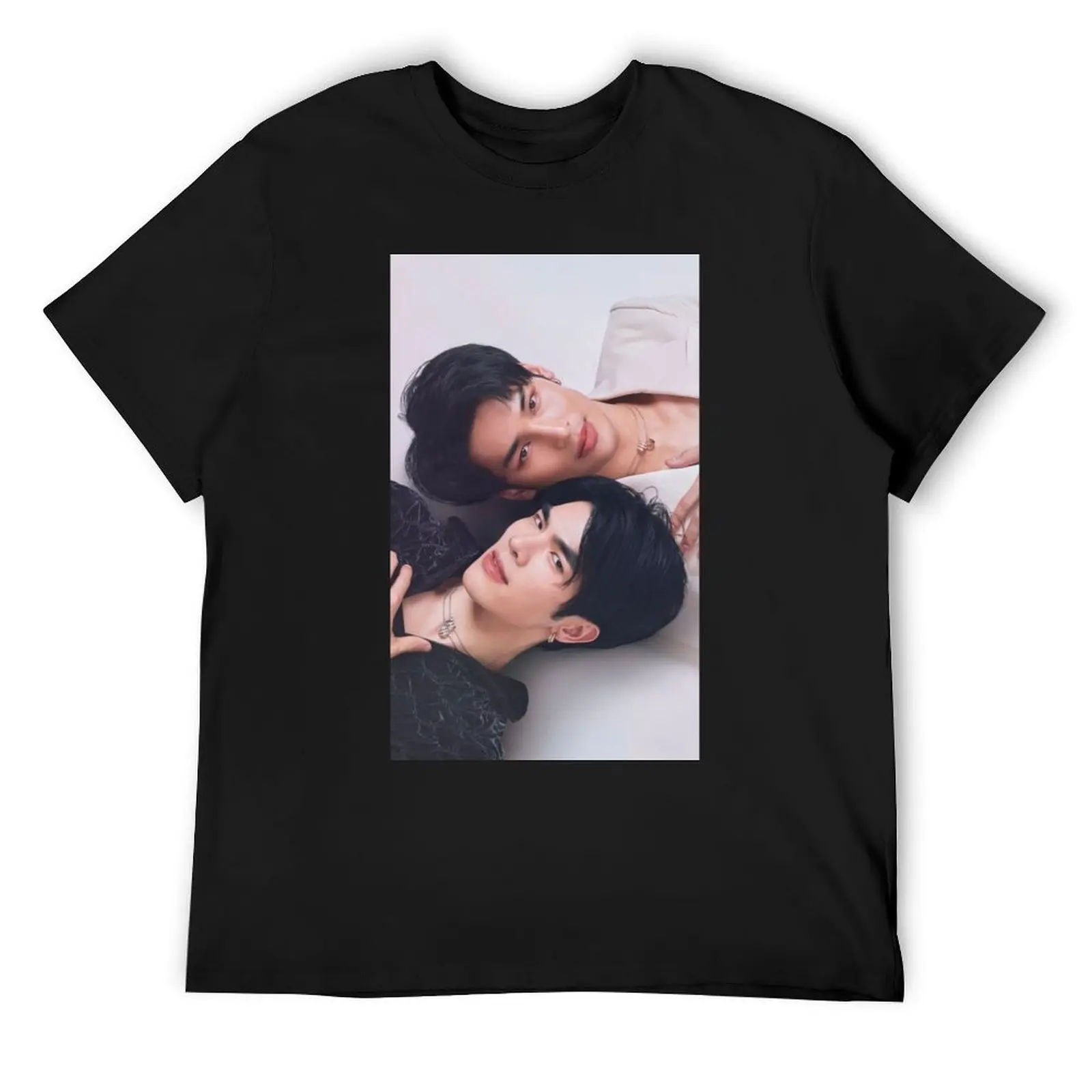 Футболка Nattawin and Phakphum дешевые вещи негабаритная одежда в стиле каваи наряды для