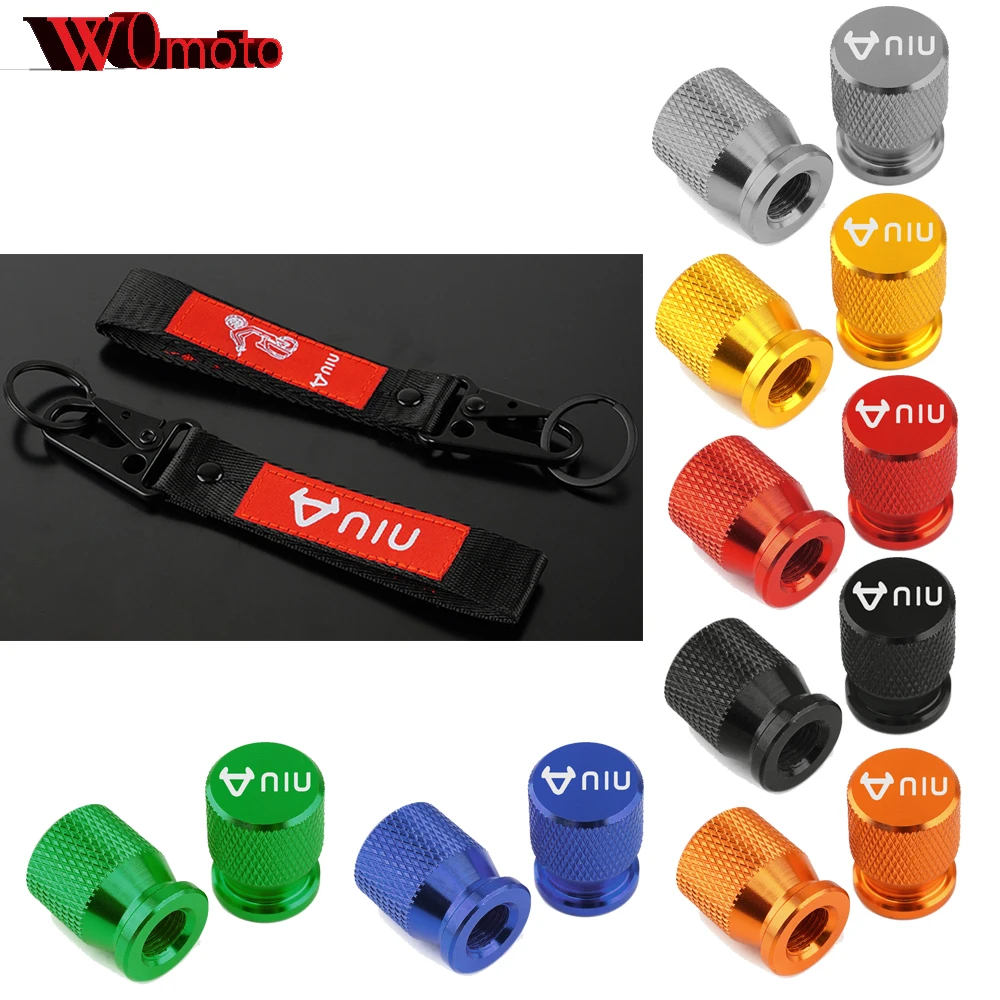 

Брелок для ключей с вышивкой для NIU N1 N1S M1 U1 M + NG US U + UQI, аксессуары для мотоциклетного клапана шины, воздушного штока шины