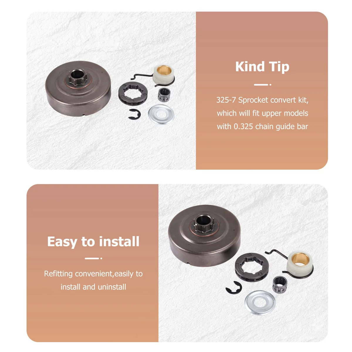 Комплект подшипников звездочки обода барабана сцепления 325-7 для бензопилы MS180 018