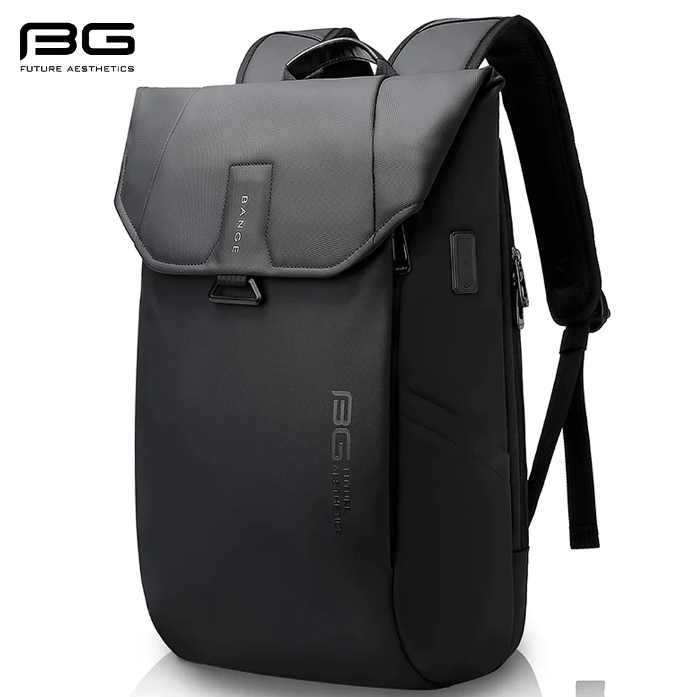 BANGE 15.6 inch Laptop Backpack Men Business Notebook Mochila Waterproof Back Pack USB Charging Bag Travel Bagpack Male Backpack