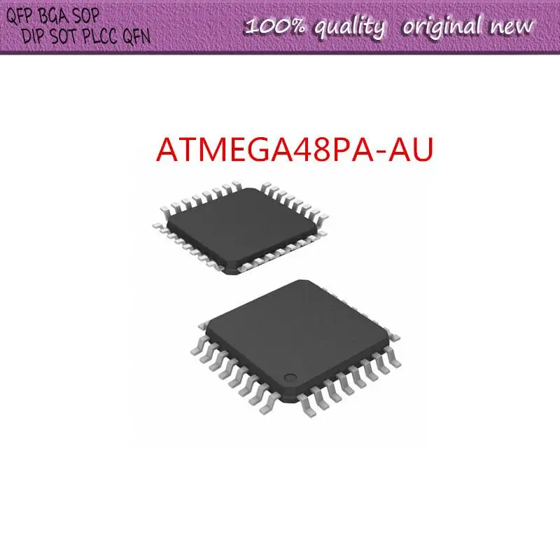 

NEW 5PCS/LOT ATMEGA48PA-AU MEGA48PA ATMEGA48PA MEGA48PA-AU TQFP-32