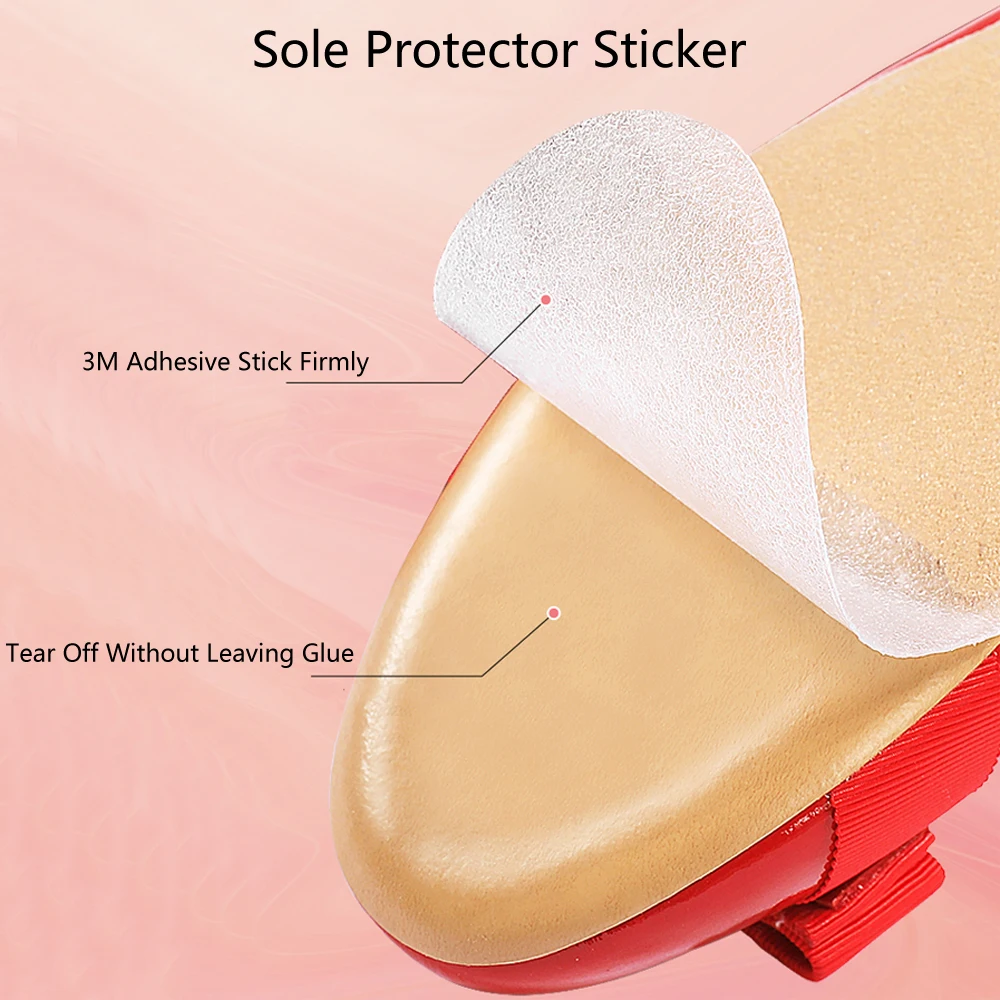 Sole Protector for High Heels Shoes Women Sandals Outsole Insoles Self-Adhesive Ground Grip Non-Slip Shoe Repair Sole Stickers