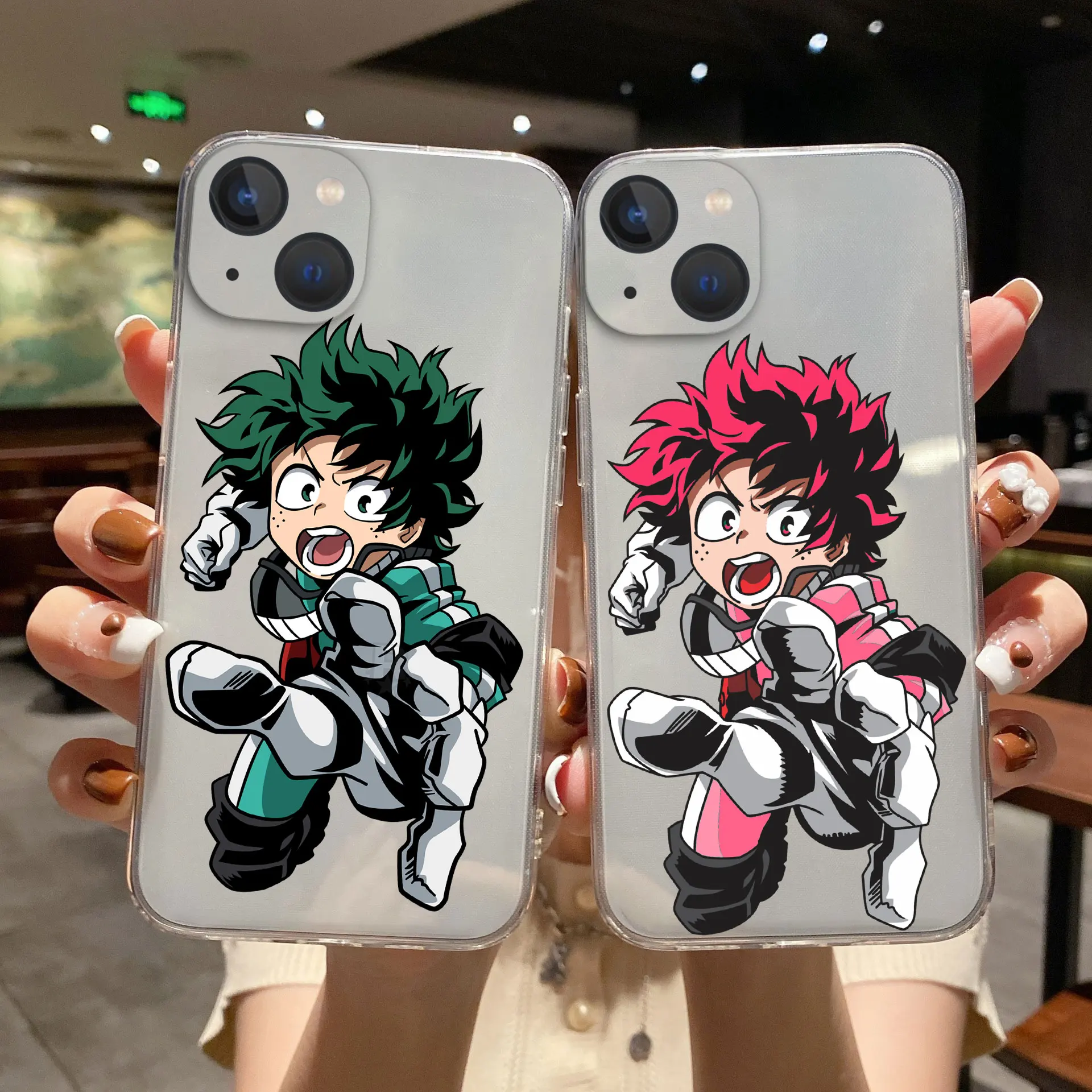 

Anime My Hero Academia Phone Cover For iPhone 11 12 13 14 Pro Max X XR XSMax 7 8 14 Plus 12 13 Mini Clear Soft Silicone TPU Case