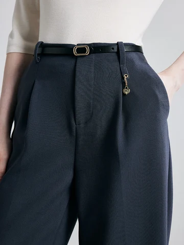 СуяДрим прямые брюки женские из вискозы и спандекса черные/хаки