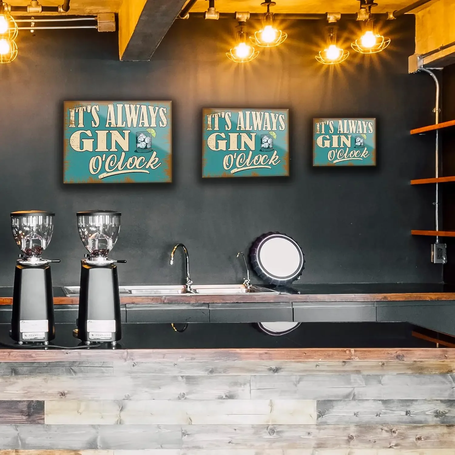 Подарки для женщин ГИН влюбленных-Смешные винтажные металлические знаки дома