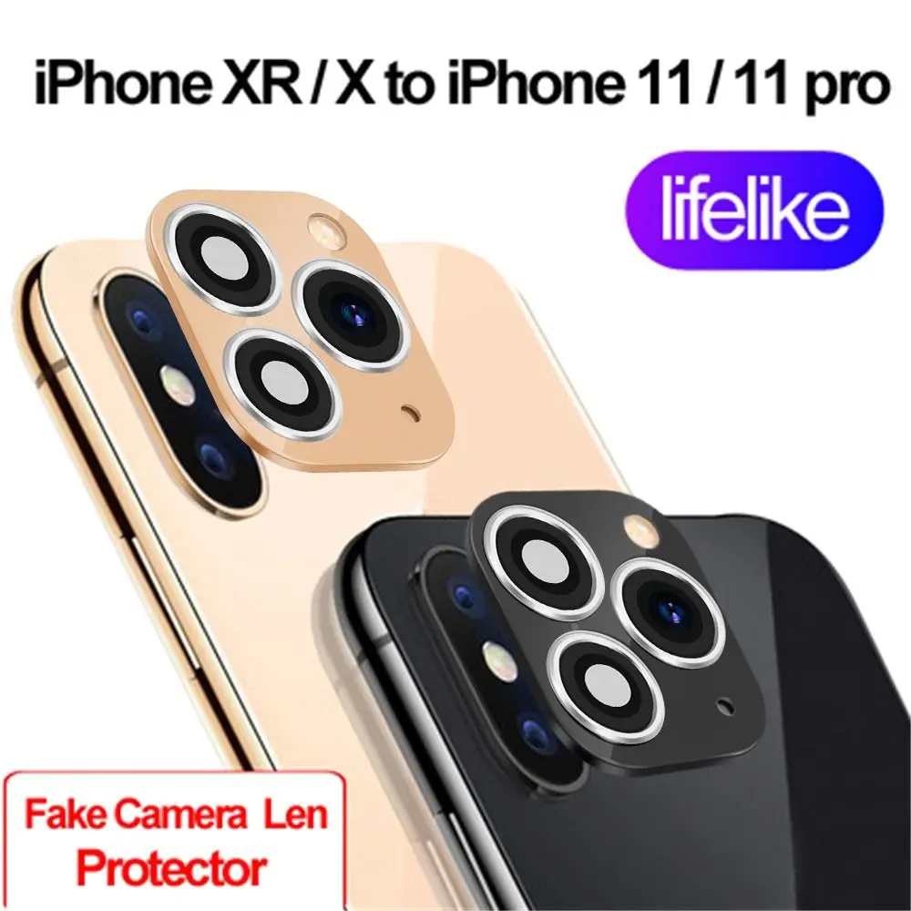 Накладка на объектив с фейковой камерой для изменения iPhone X/XS 11 Pro Max