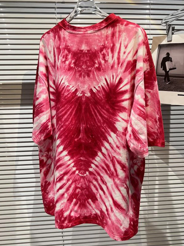 2022 летние дизайнерские футболки для женщин с надписями цвета красный черный