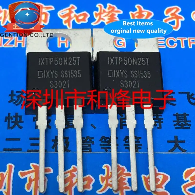 

10 шт. 100% оригинальный новый IXTP50N25T TO-220 250V 50A