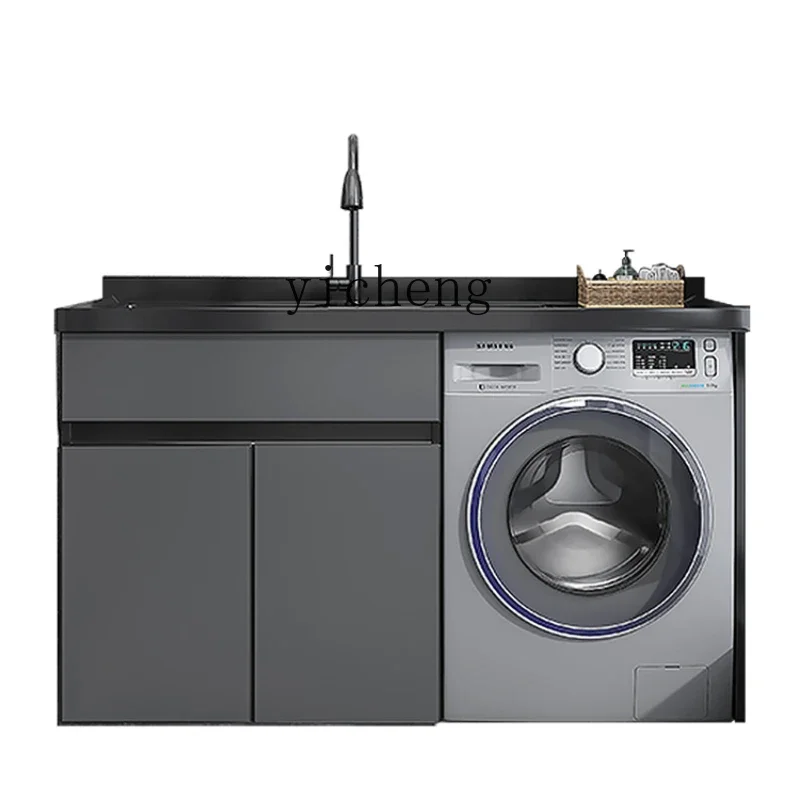 Xl-алюминиевая стиральная машина все в одном шкаф с стиральной машиной варочная