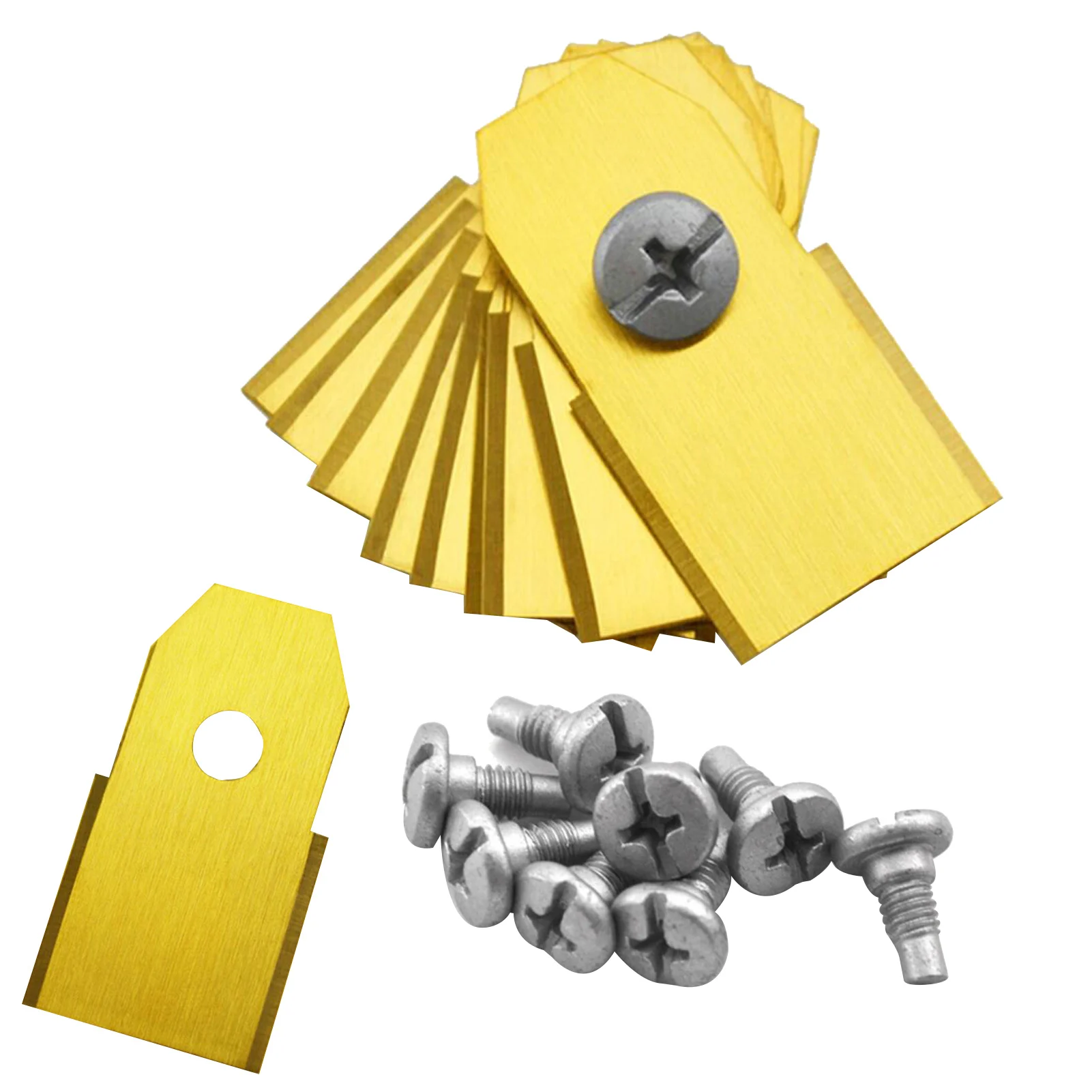 

30/45PCS Trimmer Mower Blades With Screws Replacement Trimmer Cutter Piece For Husqvarna Automower Garden Robotic Lawnmower