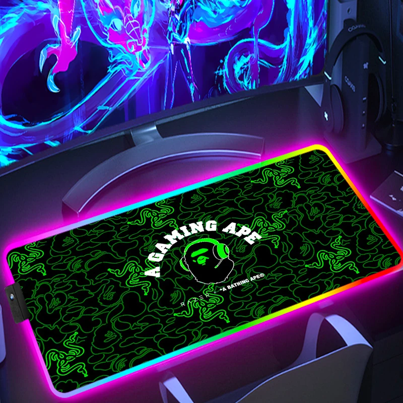 

Large Mouse Pad Kawaii RAZER Gaming Laptops Mousepad Gamer Keyboard Mat Deskmat Laptop Accessories Desk Protector Mats Anime Pc