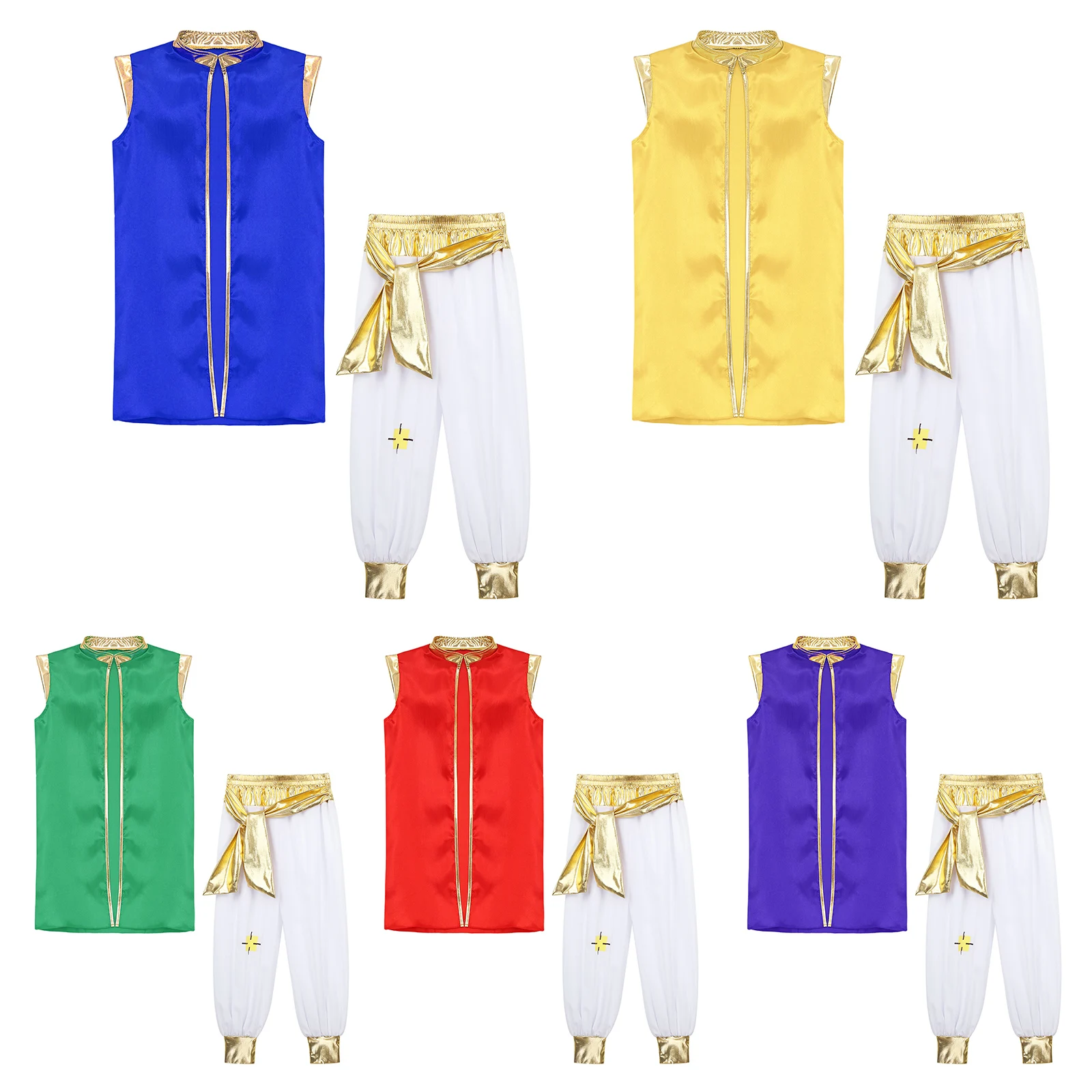 Детский костюм для Хэллоуина мальчиков карнавальный с жабой арабский принц