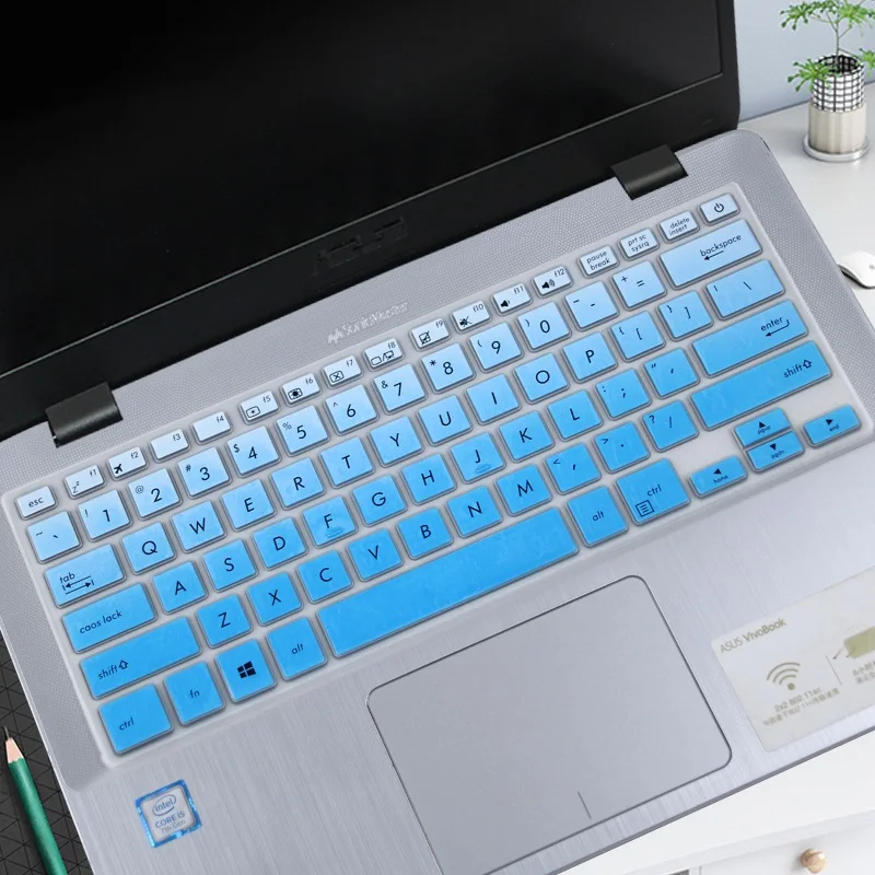

For ASUS VivoBook S14 S433FL S433F S433FA 2020 S433 FL FA F Silicone KeyBoard cover Skin Protector PAD