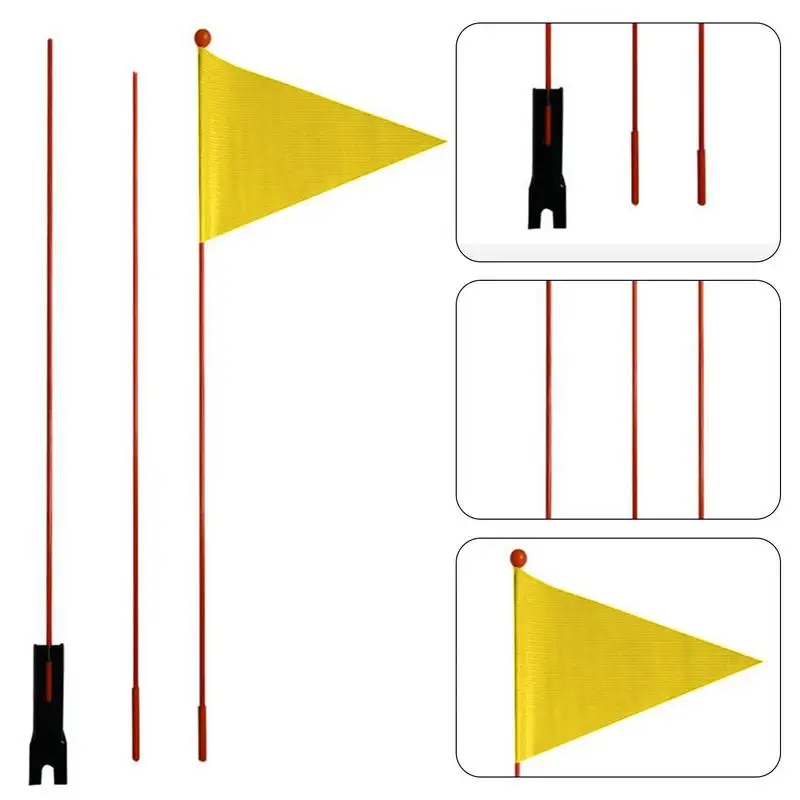 MTBRoad велосипедный флаг безопасности детский велосипед безопасный треугольный с