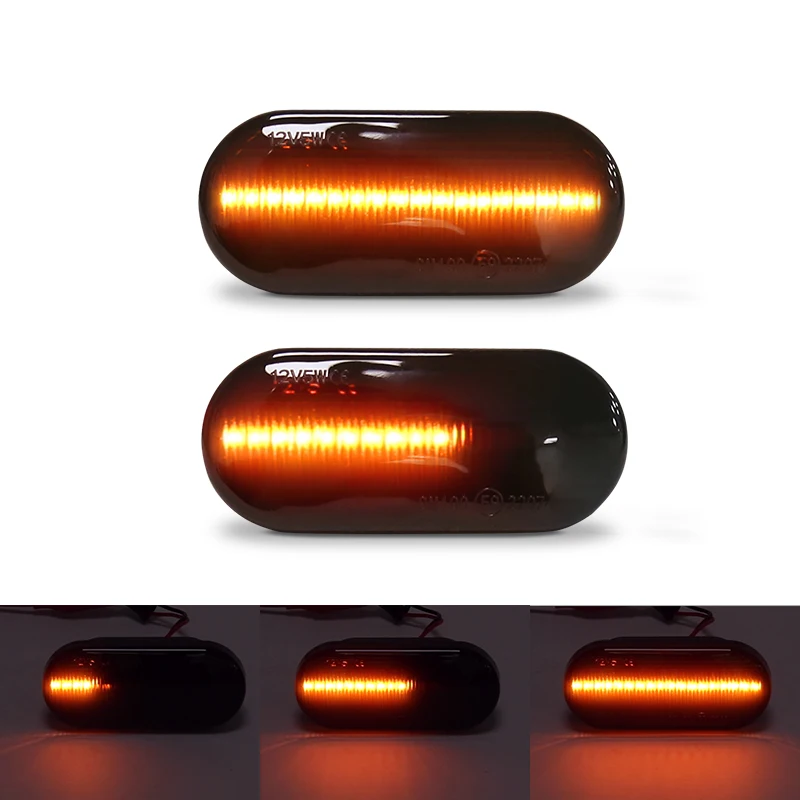 

For VW Volkswagen Golf 3 4 Bora Lupo Passat Polo Skoda Ford Seat Dynamic Flowing Side Marker Light LED Turn Signal Lamp 14805294