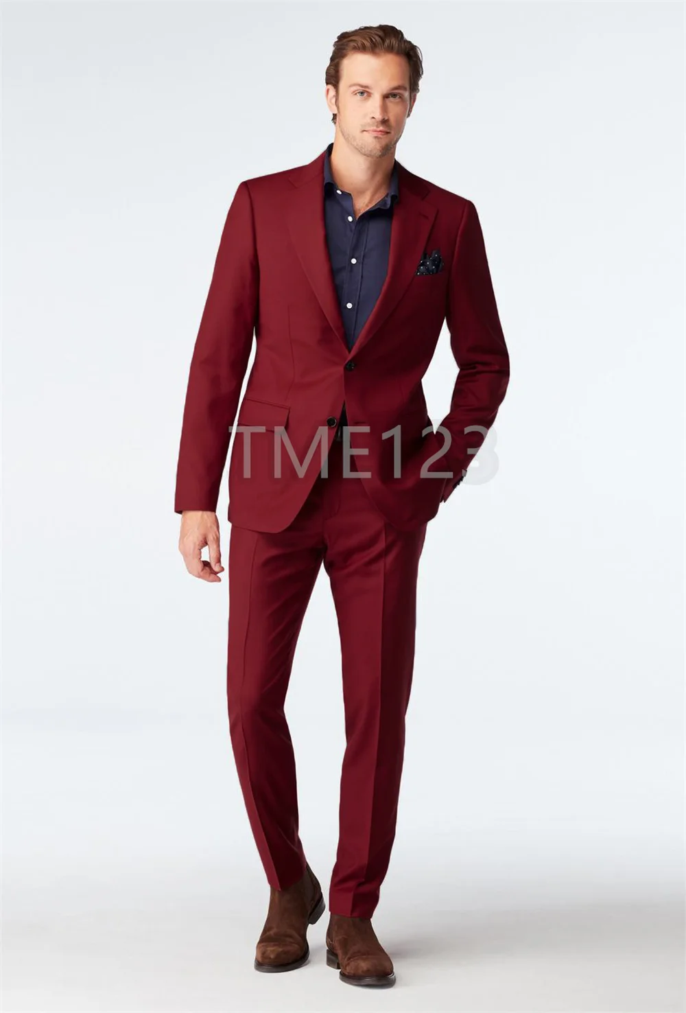 Blazers Pants Vest Sets  2022 New Fashion Groom Wedding Dress Suits  Men's Casual Business 3 Piece Suit Jacket Coat Trousers