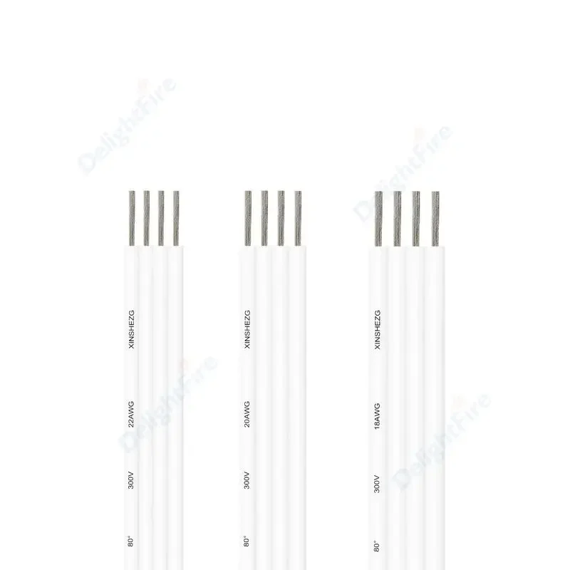 4-контактный удлинительный кабель RGB 18 20 22AWG 12 В электрический провод 5/10/20/30/50/100 м