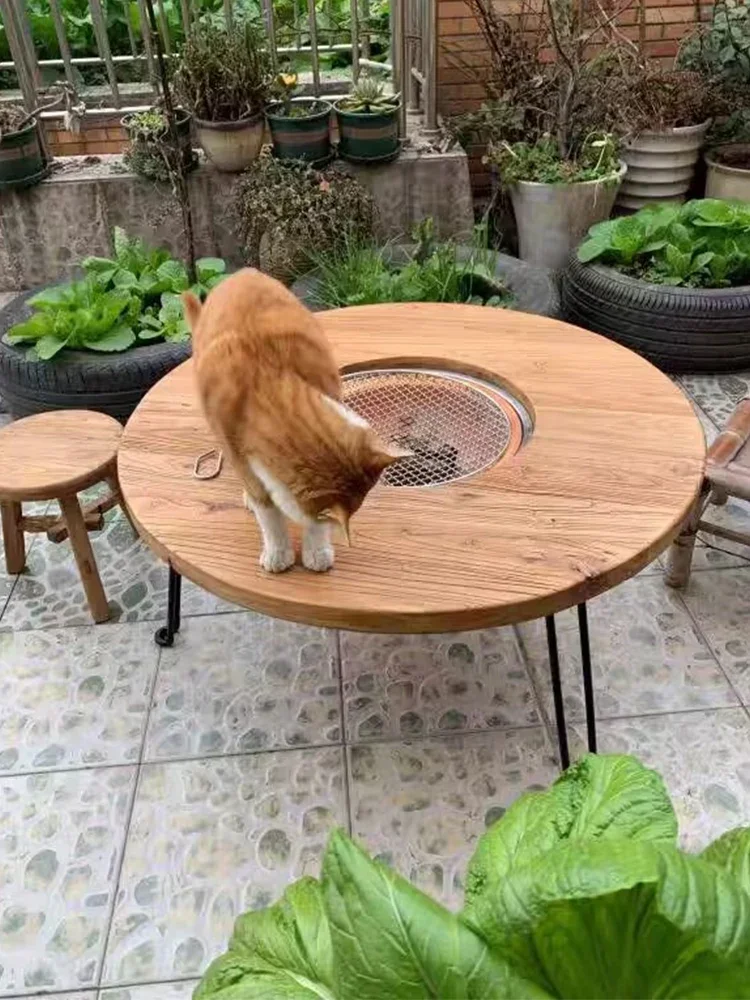 Уличный складной зимний ретро-паяльник китайский балкон старый глаз маленький