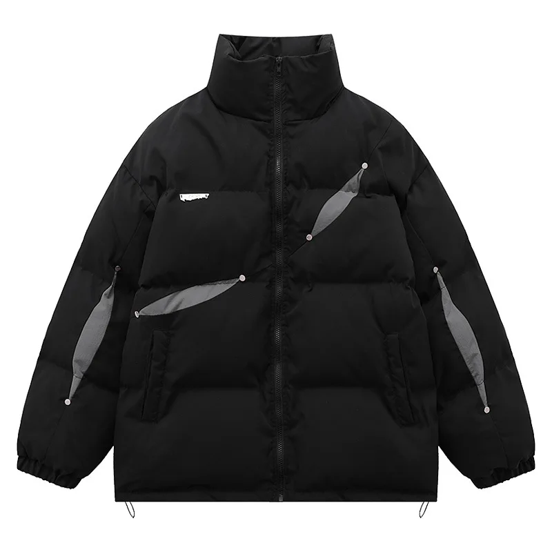 Rainbowtouches Men Winter Casual Thick Warm Windproof Parkas Jackets Men Down Coat 2022 Fashion High Quality Patchwork Jacket