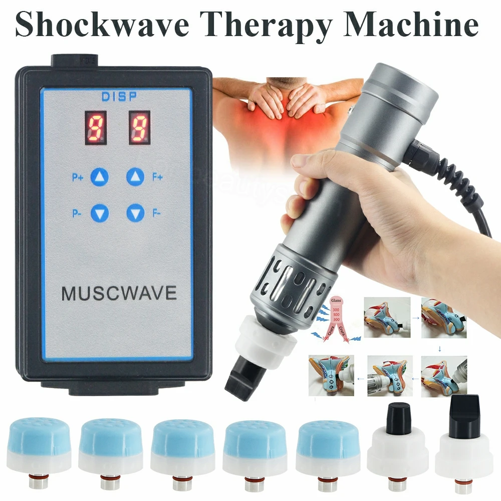 

Portable Shock Wave Equipment For ED Treatment Extracorporeal Shockwave Therapy Machine Relieve Joint Feet Pain Body Massager
