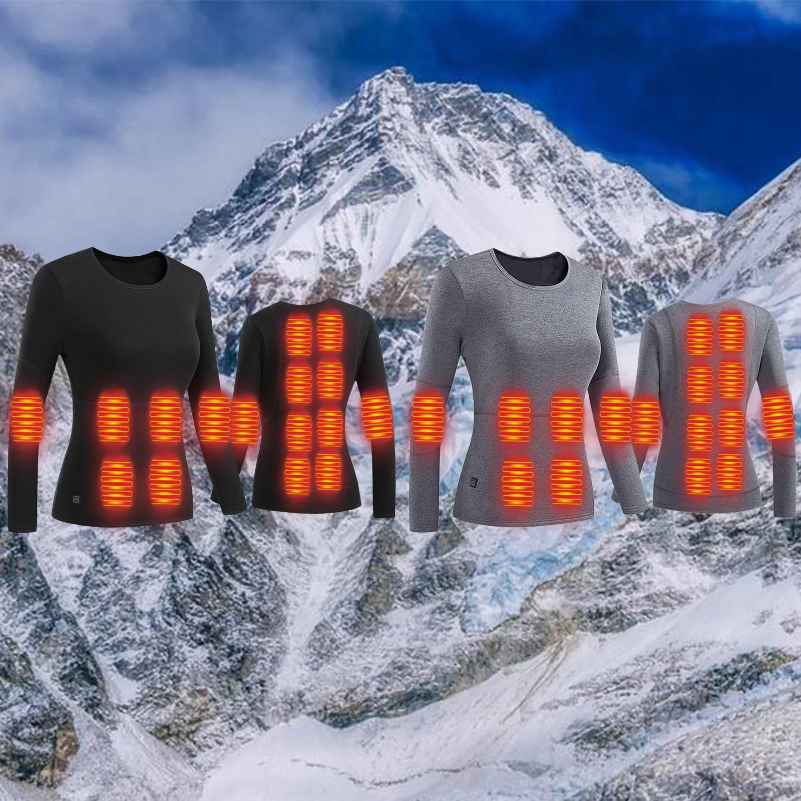 Новый мягкий жилет с подогревом 28-зонный зимний теплый термобелье походная