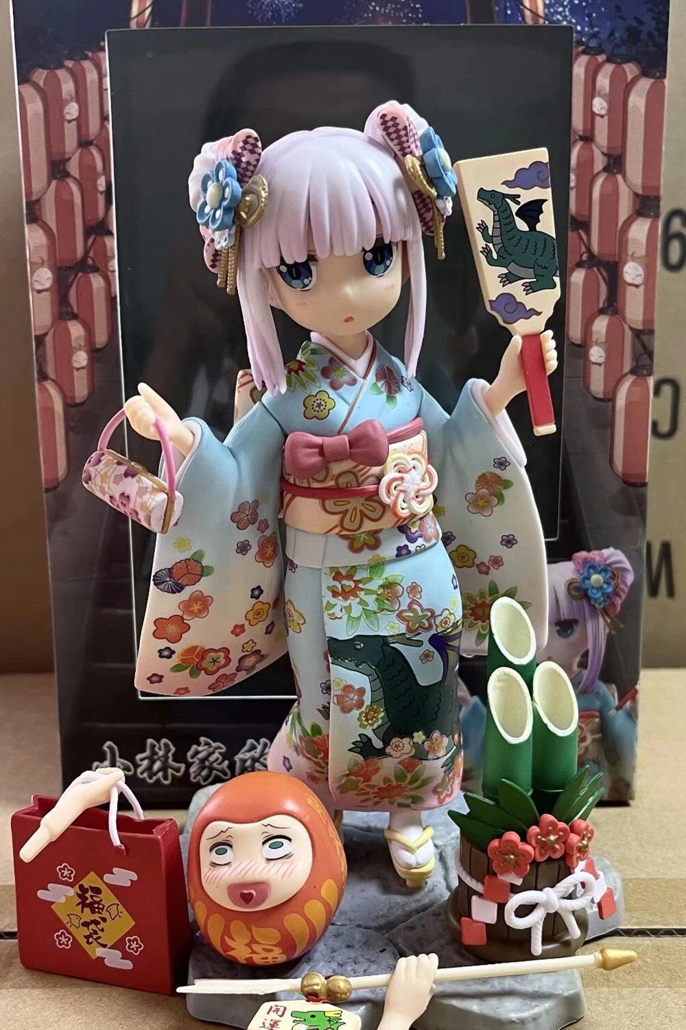 

Кимоно Kannakamui с рисунком горничной и дракона Miss Kobayashi, банный халат, кавайная модель для девушек