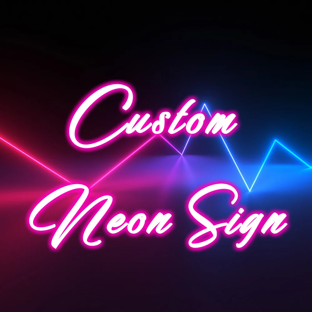 

Custom Neon Led Light Can Personalized Custom Logo Neon Sign For Store Wedding Happy Birthday Party Wall Decor