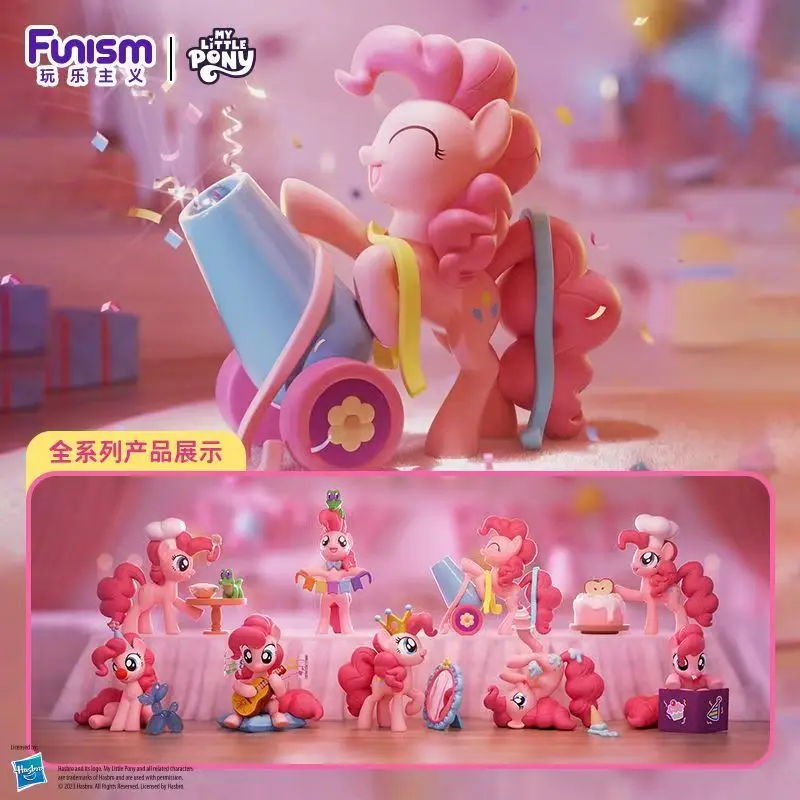 Фото Funism Genuine Little Pony Party Time Series Blind Box Dessert Master Cute Biqi Handmade Toy Ornament Birthday Surprise Gift №1